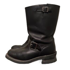 Rocky Boots Black Leather Womens size 9 1/2